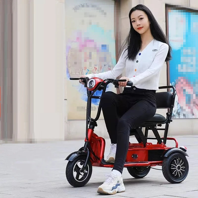 Wheel mobility electric scooter electric city bike with basket