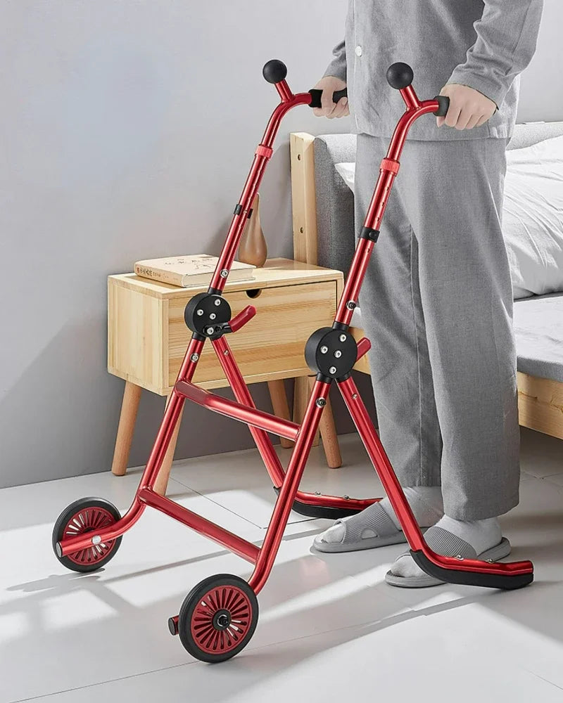 Automatic Reset Elderly Walkers Toilet Rail Holder Mobility Aid