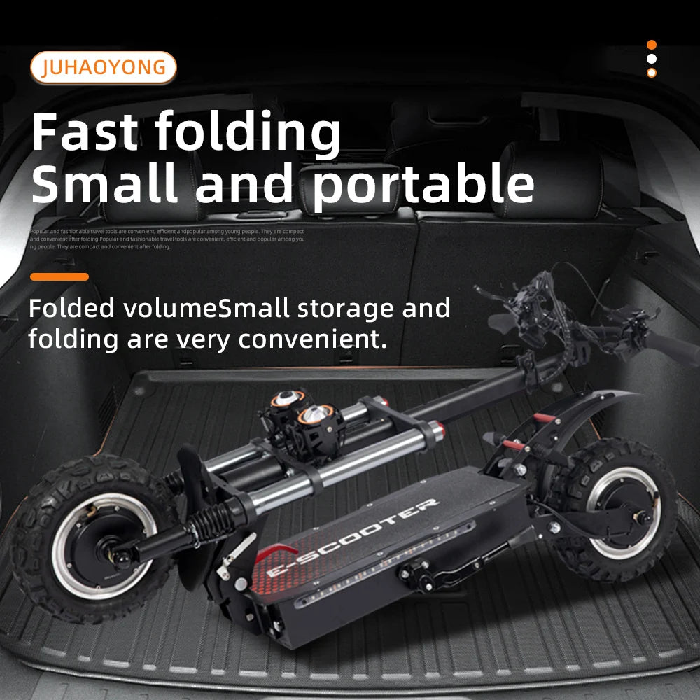 Electric Scooter with Seat for Heavy Adults Motor Power