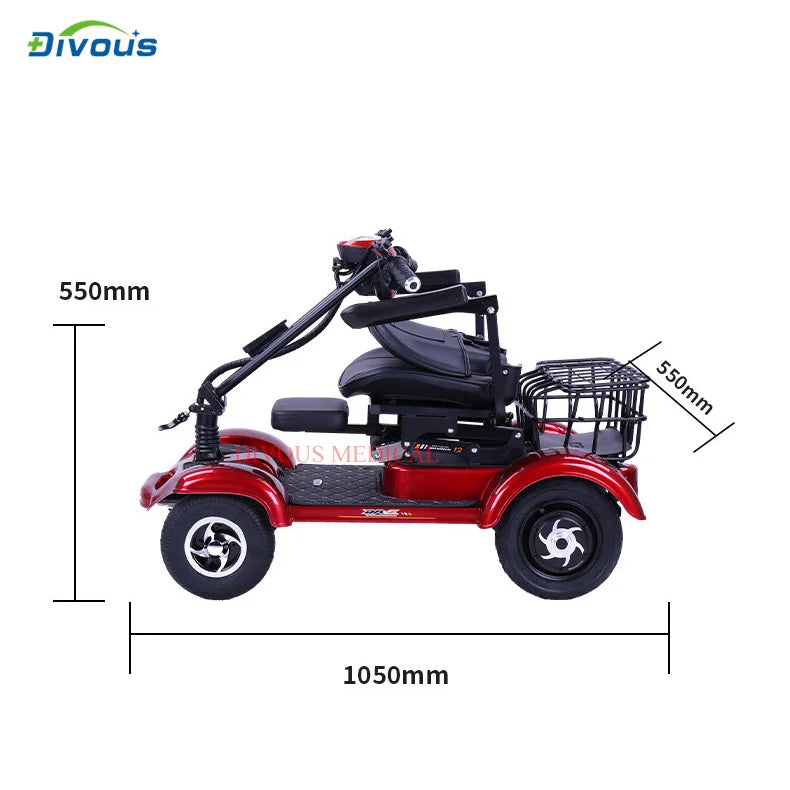 Hot sale Outdoor Wheel Folding Disabled Elderly Electric Mobility