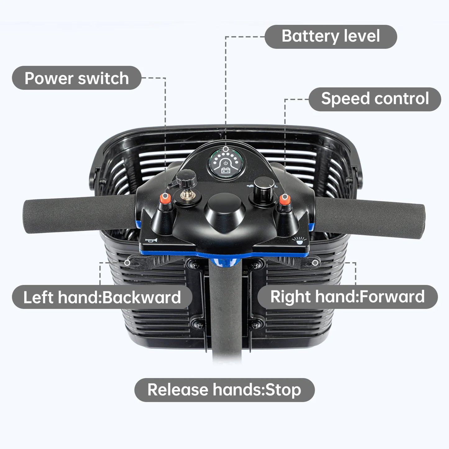 Mobility Scooters Wheel Foldable Electric Car Power Wheelchair
