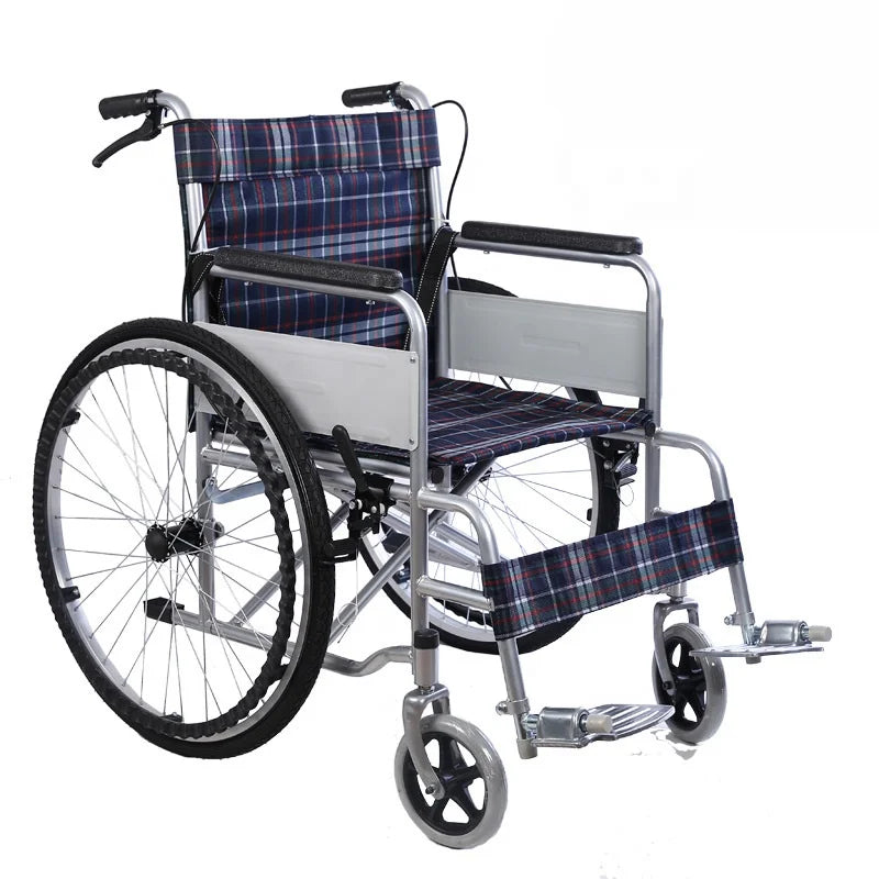 High-quality Manual Portable Solid Tire Wheelchair