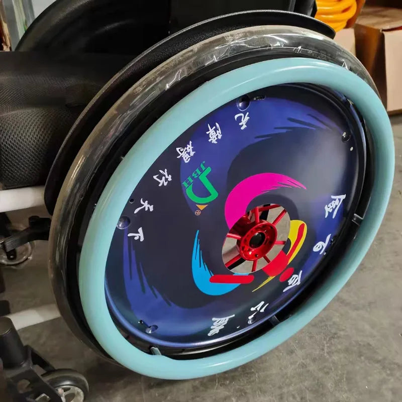 Sport Manual Wheelchair Pusher Snare Anti-Skid Protective Gel