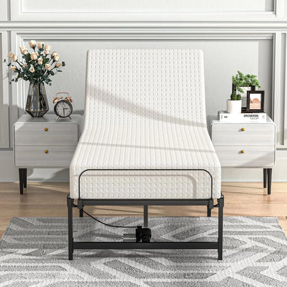 Electric Bed Base with Head and Foot Incline Low-Noise Motor