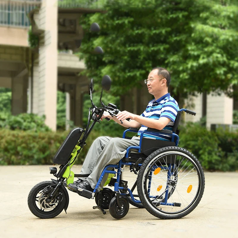 Light weight electric wheelchair for disabled people