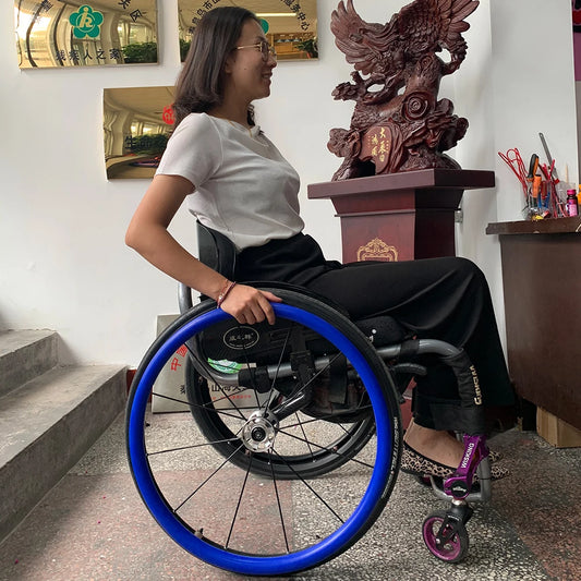 Sport Manual Wheelchair Pusher Snare Anti-Skid Protective  Gel