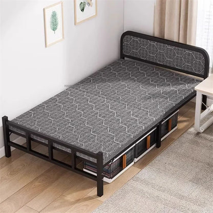 Folding Bed Single Home Simple Lunch Break Bed Iron Office