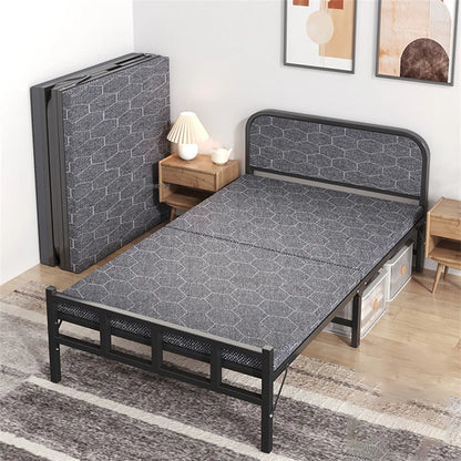 Folding Bed Single Home Simple Lunch Break Bed Iron Office