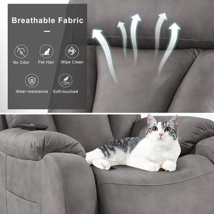 Small Power Lift Chair for Elderly Handpicked Fabric Mute Motor