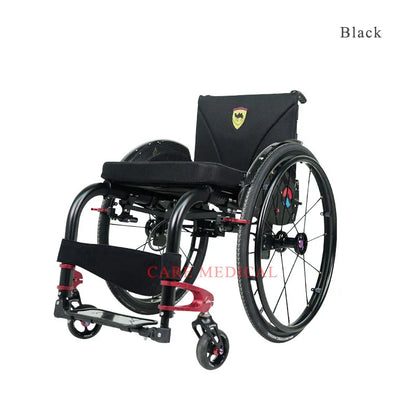Aluminum ultra-light folding disabled manual sports wheelchair